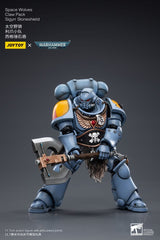 Warhammer 40k Space Wolves Claw Pack Sigyrr Stoneshield 12cm 1/18 Scale Action Figure