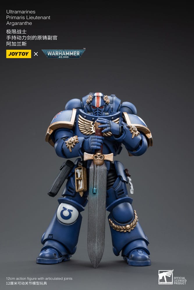 Warhammer 40k Ultramarines Primaris Lieutenant Argaranthe 12cm 1/18 Scale Action Figure