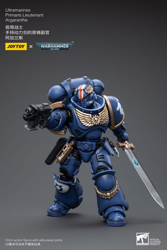 Warhammer 40k Ultramarines Primaris Lieutenant Argaranthe 12cm 1/18 Scale Action Figure