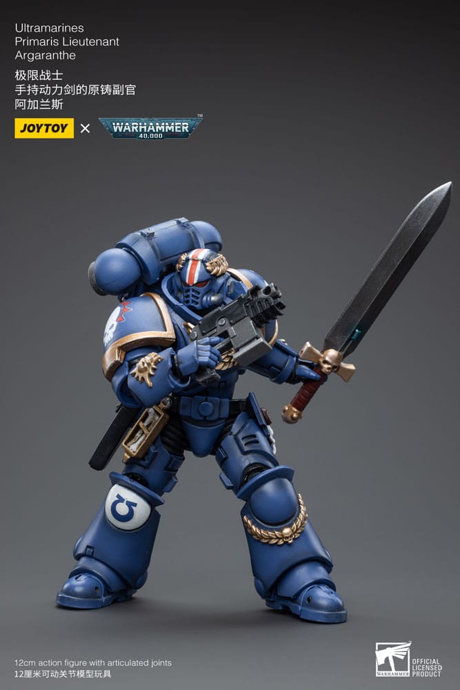 Warhammer 40k Ultramarines Primaris Lieutenant Argaranthe 12cm 1/18 Scale Action Figure