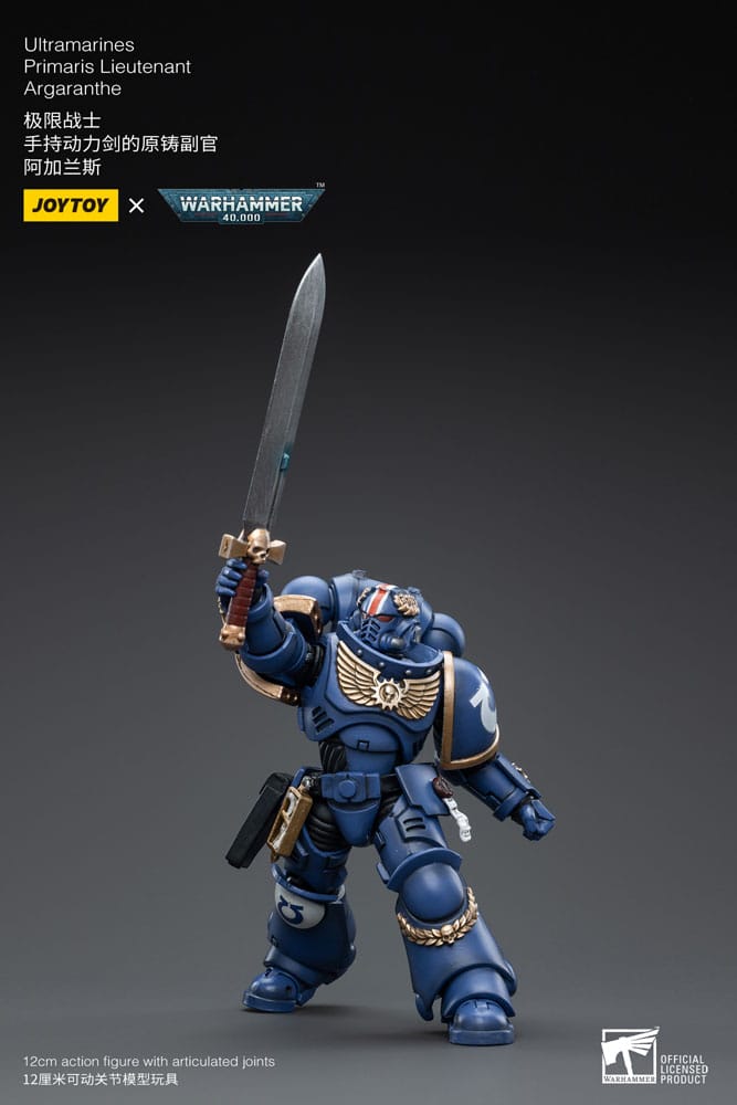 Warhammer 40k Ultramarines Primaris Lieutenant Argaranthe 12cm 1/18 Scale Action Figure