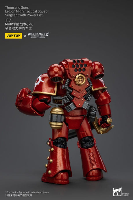 Warhammer The Horus Heresy Thousand Sons Legion MK IV Tactical Squad Sergeant with Power Fist 12 cm 1/18 Action Figure