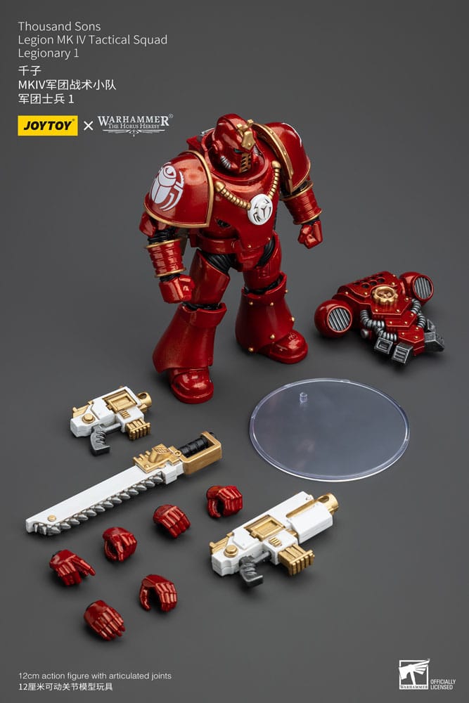 Warhammer The Horus Heresy Thousand Sons Legion MK IV Tactical Squad Legionary 1 12 cm 1/18 Action Figure