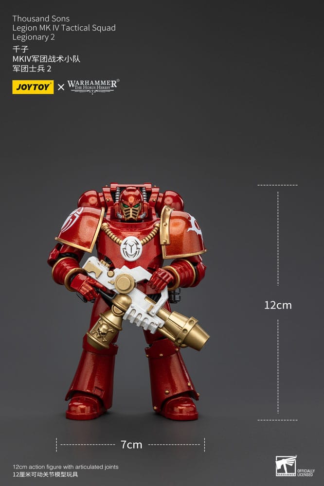Warhammer The Horus Heresy Thousand Sons Legion MK IV Tactical Squad Legionary 2 12 cm 1/18 Action Figure