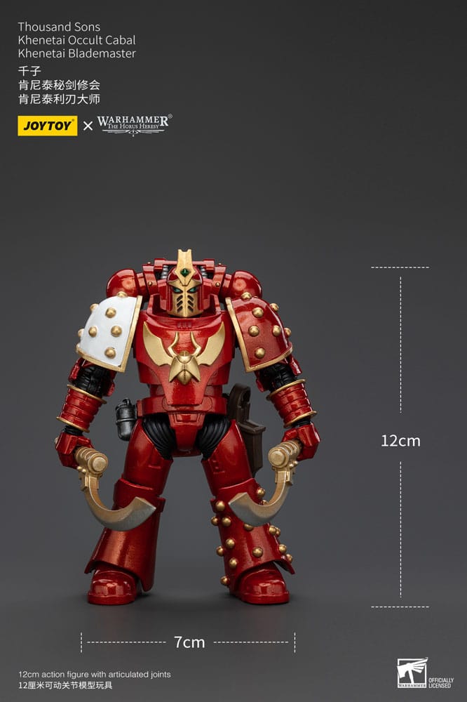 Warhammer The Horus Heresy Thousand Sons Khenetai Occult Cabal Khenetai Blademaster 12 cm 1/18 Action Figure