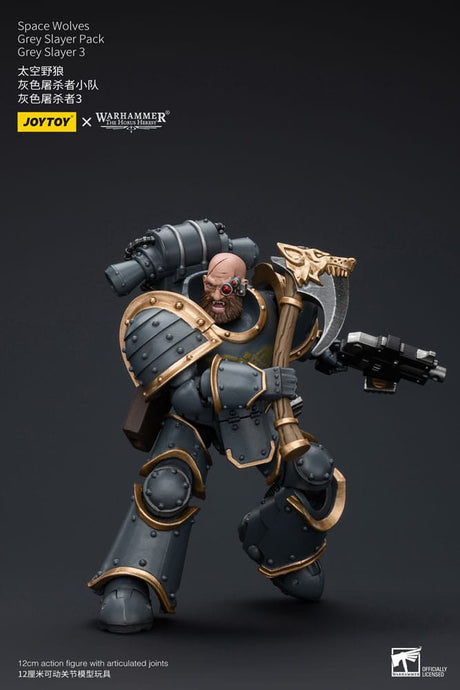 Warhammer The Horus Heresy Space Wolves Grey Slayer Pack Grey Slayer 3 12 cm 1/18 Action Figure