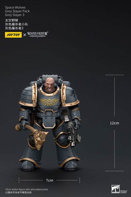 Warhammer The Horus Heresy Space Wolves Grey Slayer Pack Grey Slayer 3 12 cm 1/18 Action Figure