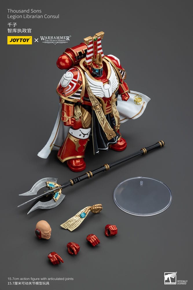 Warhammer The Horus Heresy Thousand Sons Legion Librarian Consut 16 cm 1/18 Action Figure