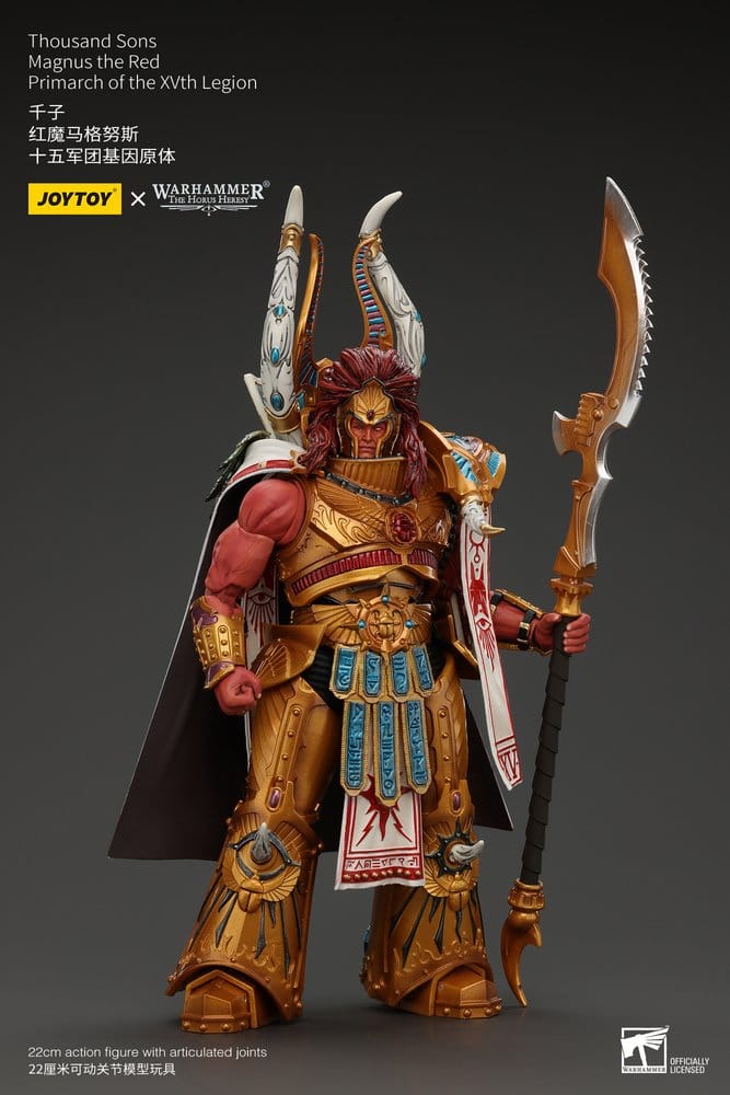 Warhammer The Horus Heresy Action Figure 1/18 Thousand sons Magnus the Red Primarch of the XVth Legion 22 cm
