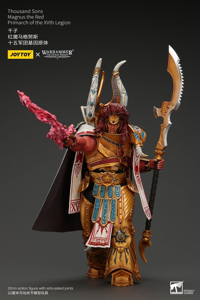 Warhammer The Horus Heresy Action Figure 1/18 Thousand sons Magnus the Red Primarch of the XVth Legion 22 cm