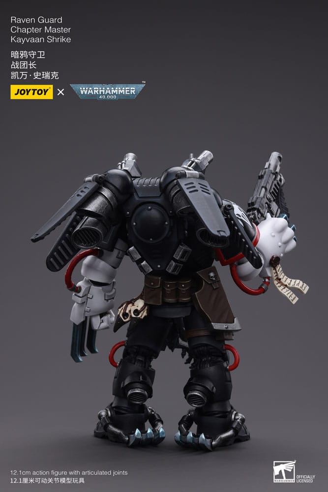 Warhammer 40k Raven Guard Chapter Master Kayvaan Shrike 1/18 Scale Action Figure