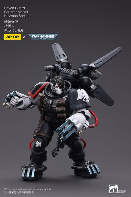 Warhammer 40k Raven Guard Chapter Master Kayvaan Shrike 1/18 Scale Action Figure