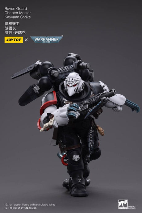 Warhammer 40k Raven Guard Chapter Master Kayvaan Shrike 1/18 Scale Action Figure