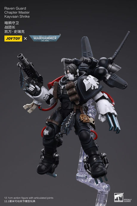 Warhammer 40k Raven Guard Chapter Master Kayvaan Shrike 1/18 Scale Action Figure