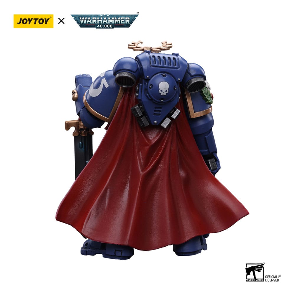 Warhammer 40k Ultramarines Primaris Captain with Power Sword and Plasma Pistol 12cm 1/18 Scale Action Figure