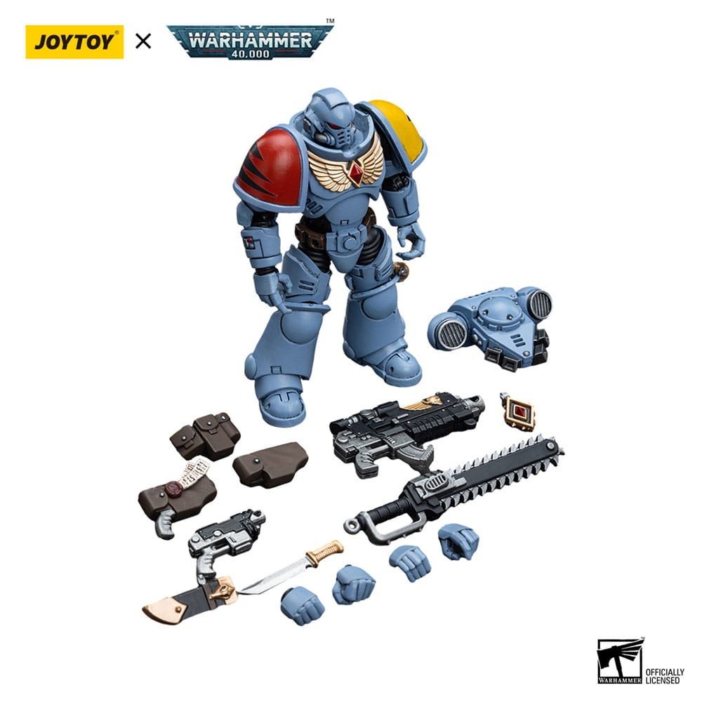 Warhammer 40k Space Wolves Intercessors 12cm 1/18 Scale Action Figure