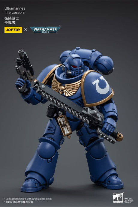 Warhammer 40k Ultramarines Intercessors 12cm 1/18 Scale Action Figure