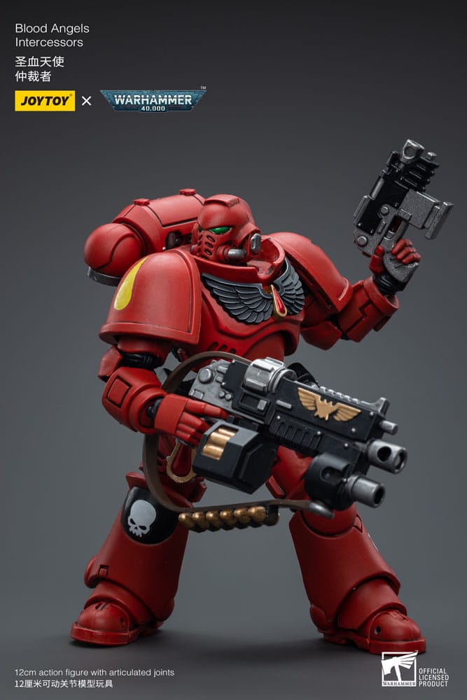 Warhammer 40k Blood Angels Intercessors 12cm 1/18 Scale Action Figure