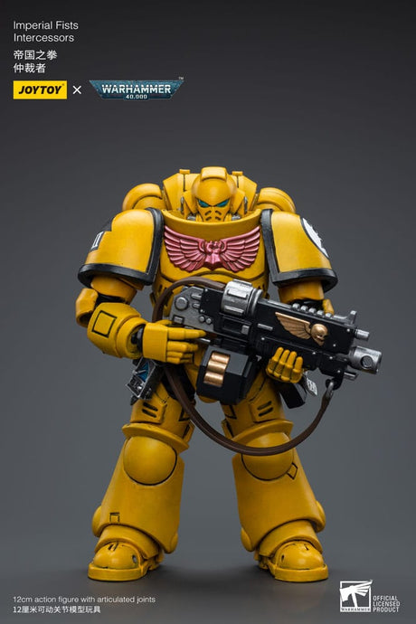 Warhammer 40k Imperial Fists Intercessors 12cm 1/18 Scale Action Figure