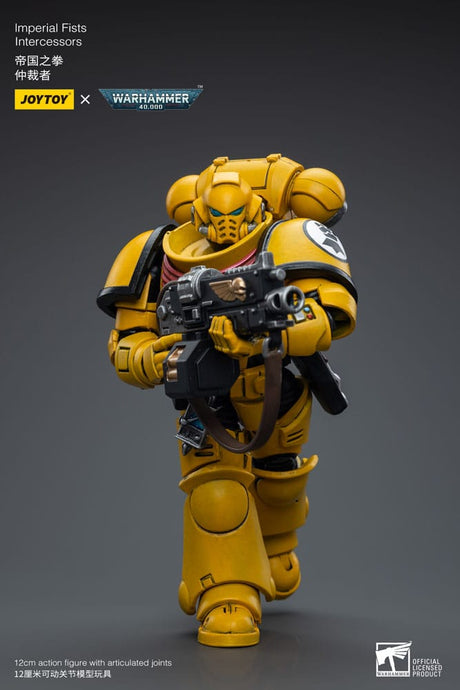 Warhammer 40k Imperial Fists Intercessors 12cm 1/18 Scale Action Figure