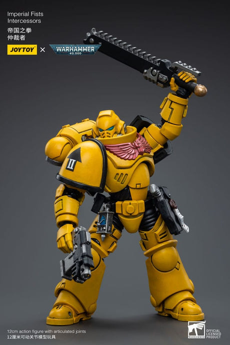 Warhammer 40k Imperial Fists Intercessors 12cm 1/18 Scale Action Figure