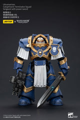 Warhammer The Horus Heresy Ultramarines Cataphractii Terminator Squad Sergeant with Power Sword 14 cm 1/18 Action Figure