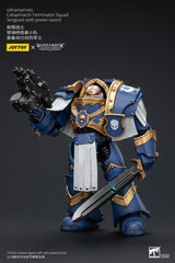 Warhammer The Horus Heresy Ultramarines Cataphractii Terminator Squad Sergeant with Power Sword 14 cm 1/18 Action Figure