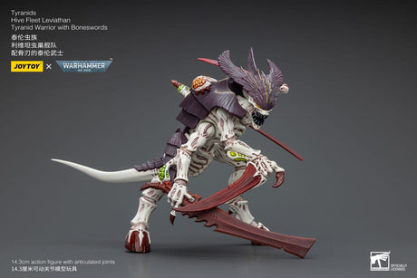 Warhammer 40k Action Figure 1/18 Tyranids Hive Fleet Leviathan Tyranid Warrior with Boneswords 12 cm