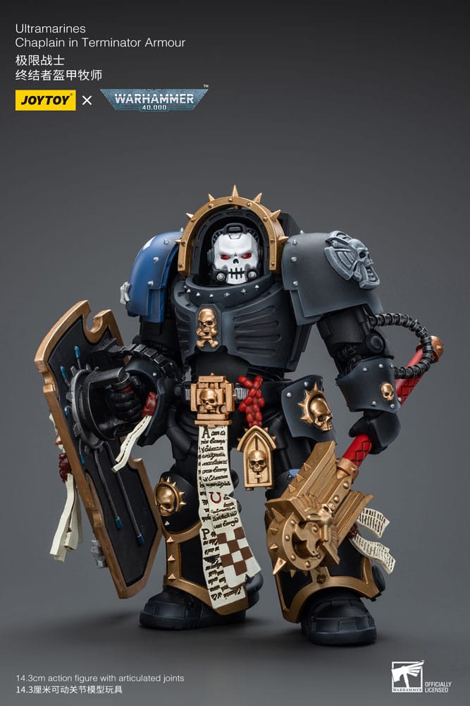 Warhammer 40k Ultramarines Chaplain in Terminator Armour 12 cm 1/18 Action Figure
