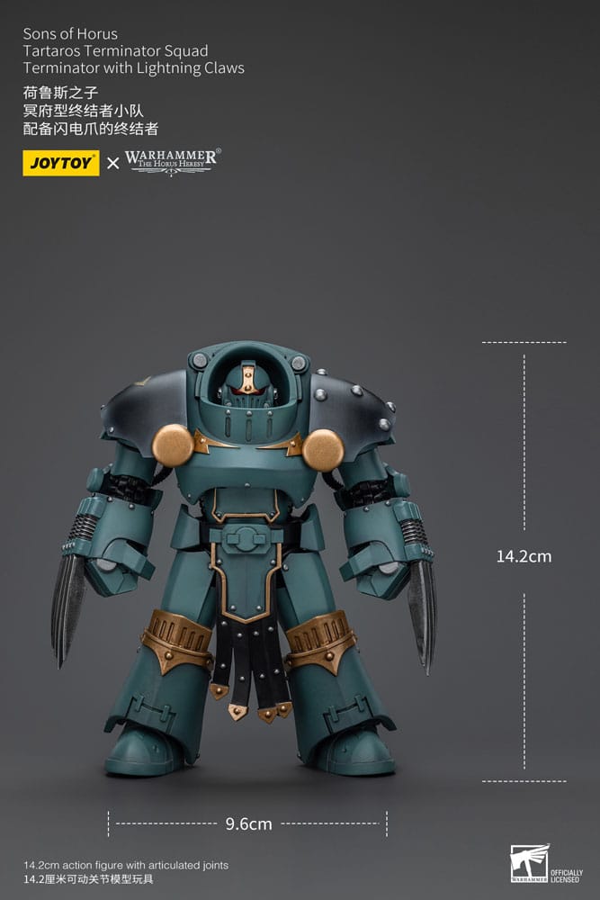 Warhammer The Horus Heresy Tartaros Terminator Squad Terminator With Lightning Claws 12 cm 1/8 Action Figure