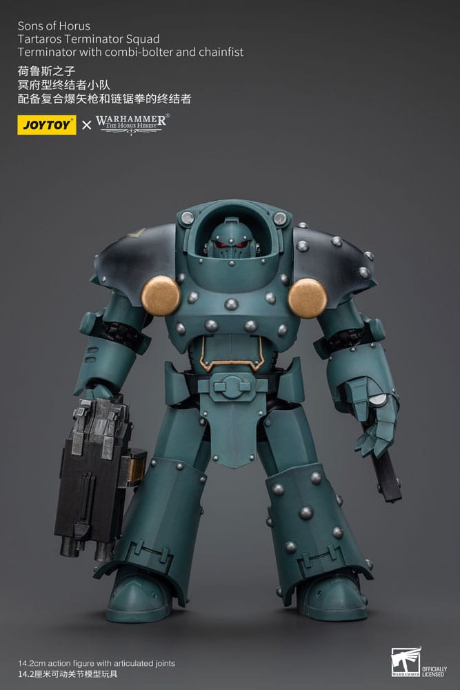 Warhammer The Horus Heresy Tartaros Terminator Squad Terminator With Combi-Bolter And Chainfist 12 cm 1/18 Action Figure
