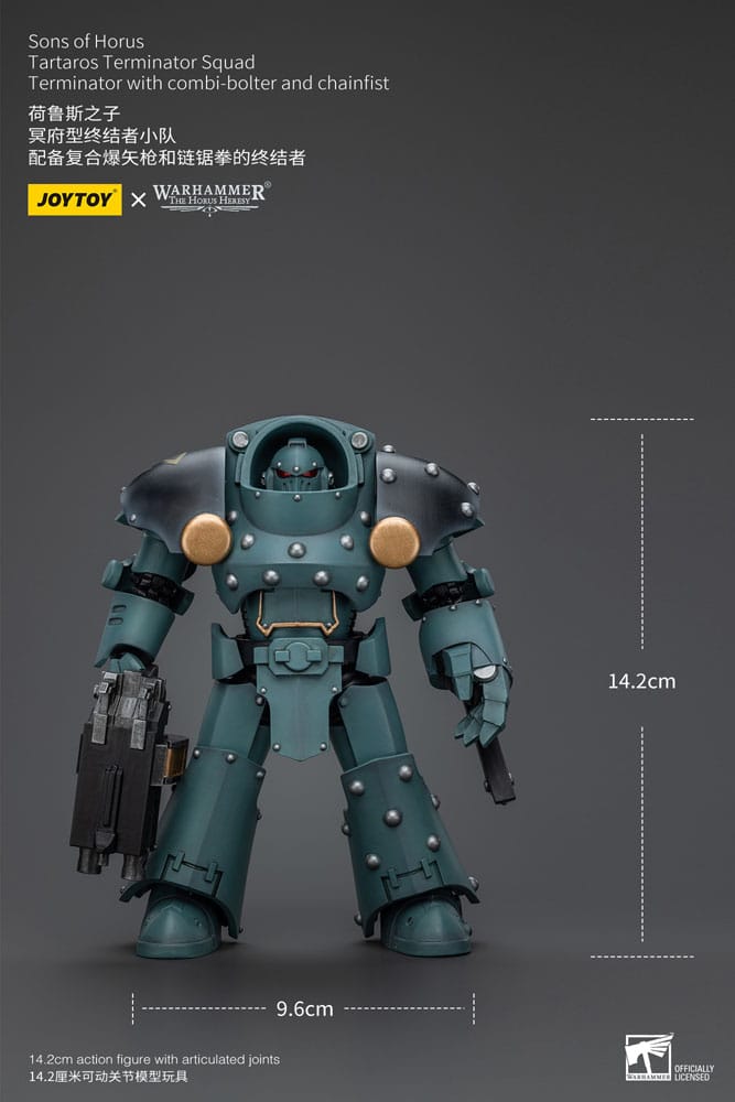 Warhammer The Horus Heresy Tartaros Terminator Squad Terminator With Combi-Bolter And Chainfist 12 cm 1/18 Action Figure