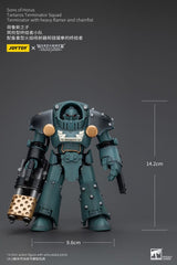 Warhammer The Horus Heresy Tartaros Terminator Squad Terminator With Heavy Flamer And Chainfist 12 cm 1/18 Action Figure