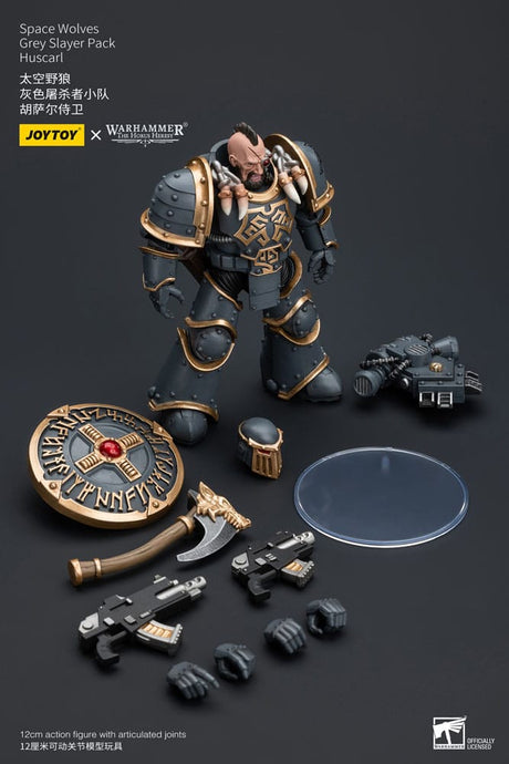 Warhammer The Horus Heresy Space Wolves Grey Slayer Pack Huscarl 12 cm 1/18 Action Figure