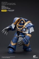 Warhammer The Horus Heresy Ultramarines Cataphractii Terminator Squad Terminator with Lightning Claws 14 cm 1/18 Action Figure
