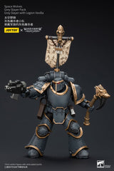 Warhammer The Horus Heresy Space Wolves Grey Slayer Pack Grey Slayer With Legion Vexilla 12 cm 1/18 Action Figure
