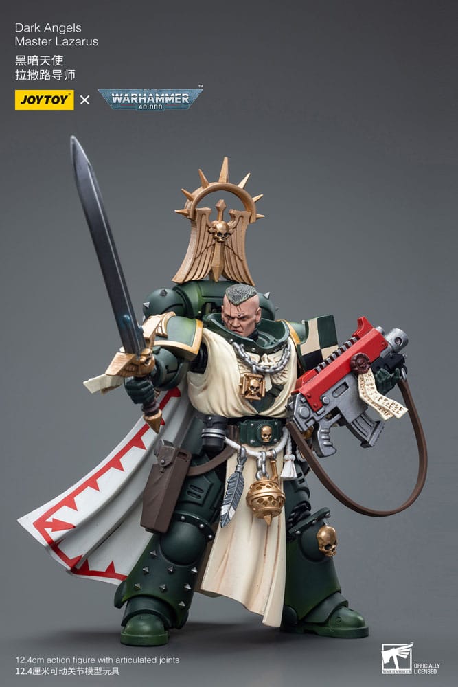 Warhammer 40k Dark Angels Master Lazarus 12 cm 1/18 Action Figure