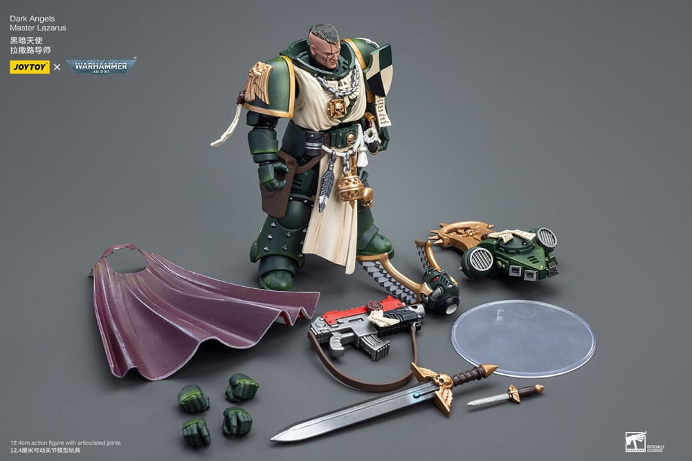 Warhammer 40k Dark Angels Master Lazarus 12 cm 1/18 Action Figure