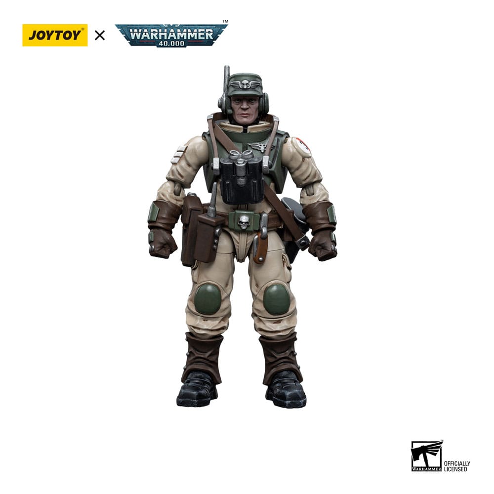 Warhammer 40K Astra Militarum Ordnance Team with Malleus Rocket Launcher Ordnance Brigade 12cm 1/18 Scale Action Figure