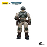 Warhammer 40K Astra Militarum Ordnance Team with Malleus Rocket Launcher Ordnance Brigade 12cm 1/18 Scale Action Figure
