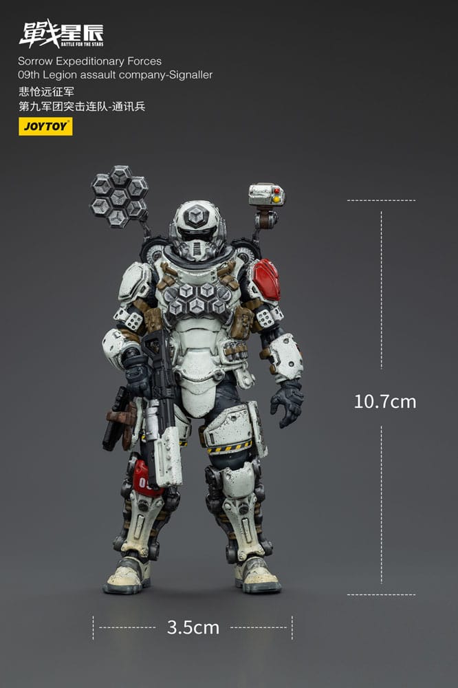 Battle For the Stars Sorrow Expeditionary Forces 09th Legion Assault Company-Signaller 12 cm Action Figure