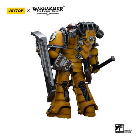 Warhammer The Horus Heresy Imperial Fists Legion MkIII Breacher Squad Sergeant with Thunder Hammer 12cm 1/18 Scale Action Figure