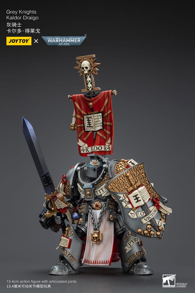 Warhammer 40k Grey Knights Kaldor Draigo 14 cm 1/18 Action Figure