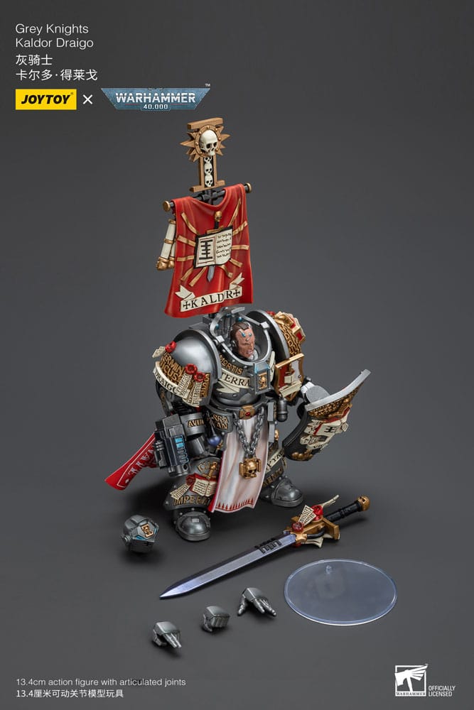 Warhammer 40k Grey Knights Kaldor Draigo 14 cm 1/18 Action Figure