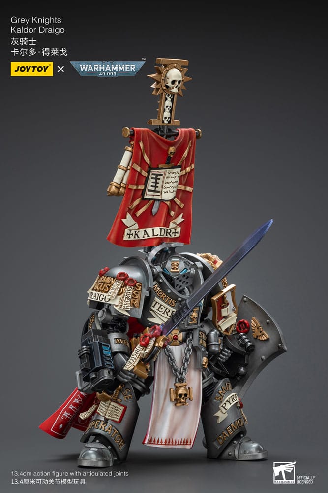 Warhammer 40k Grey Knights Kaldor Draigo 14 cm 1/18 Action Figure
