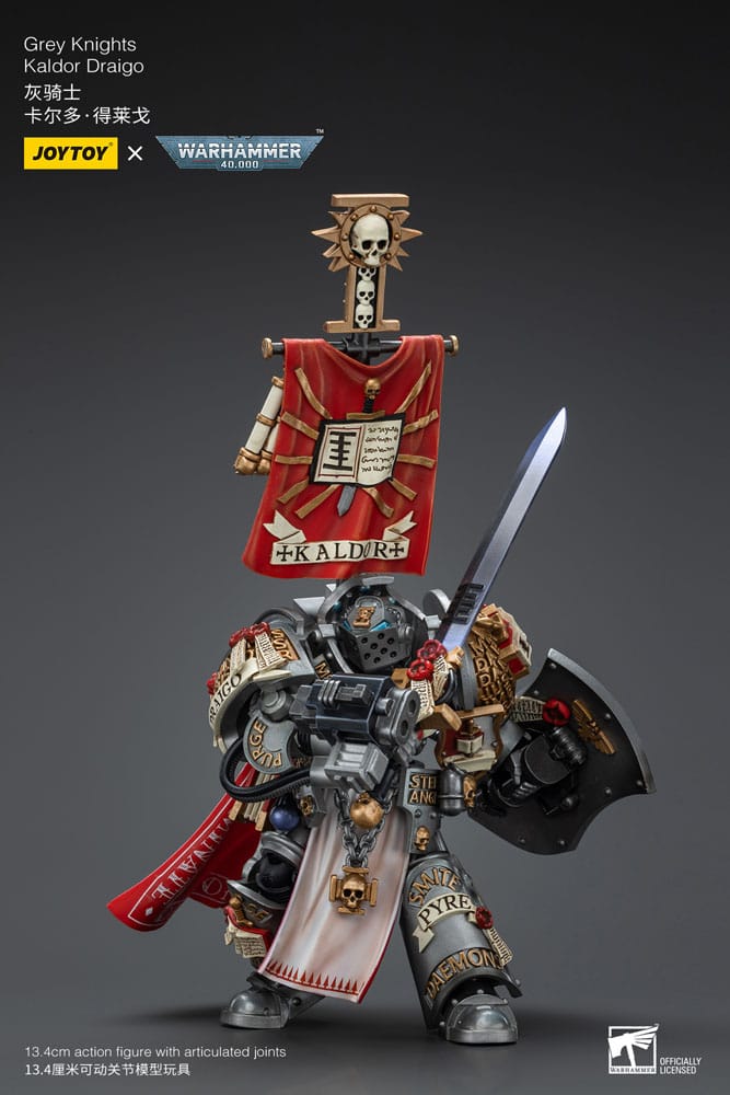 Warhammer 40k Grey Knights Kaldor Draigo 14 cm 1/18 Action Figure