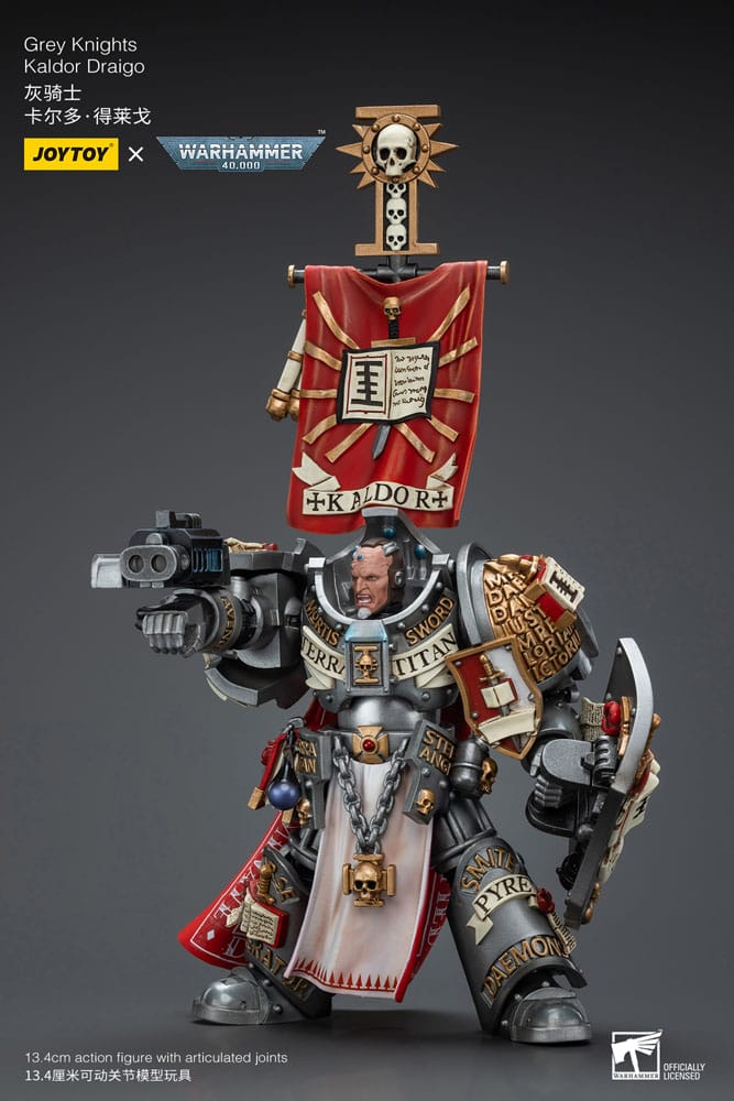 Warhammer 40k Grey Knights Kaldor Draigo 14 cm 1/18 Action Figure