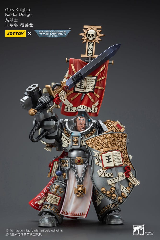 Warhammer 40k Grey Knights Kaldor Draigo 14 cm 1/18 Action Figure