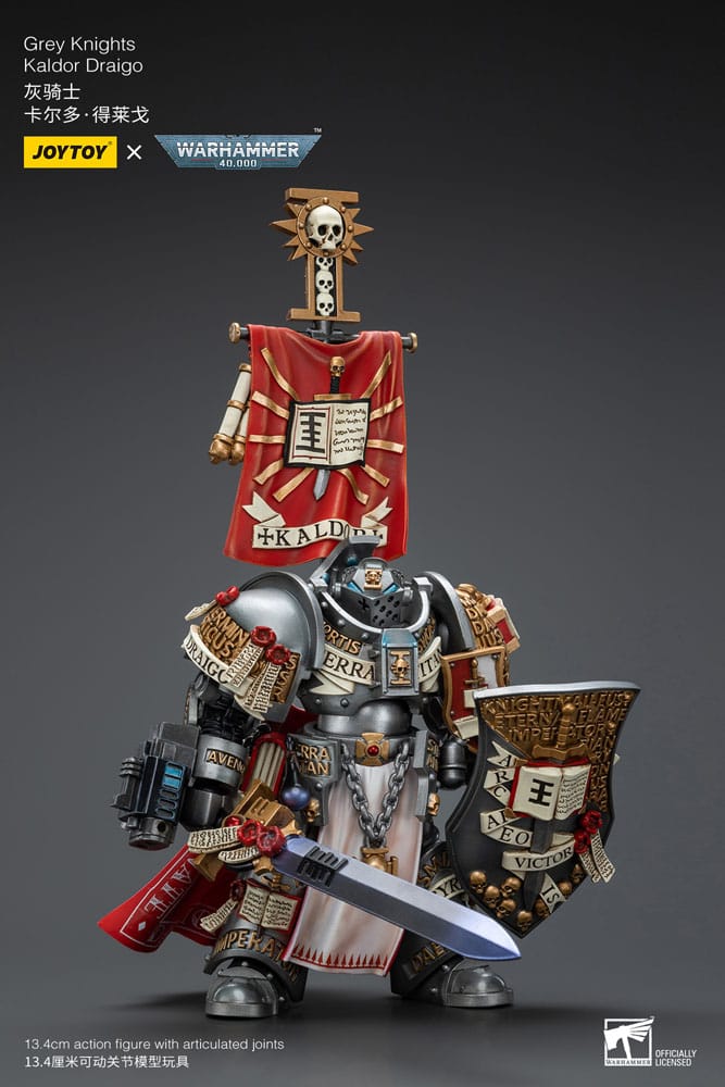Warhammer 40k Grey Knights Kaldor Draigo 14 cm 1/18 Action Figure