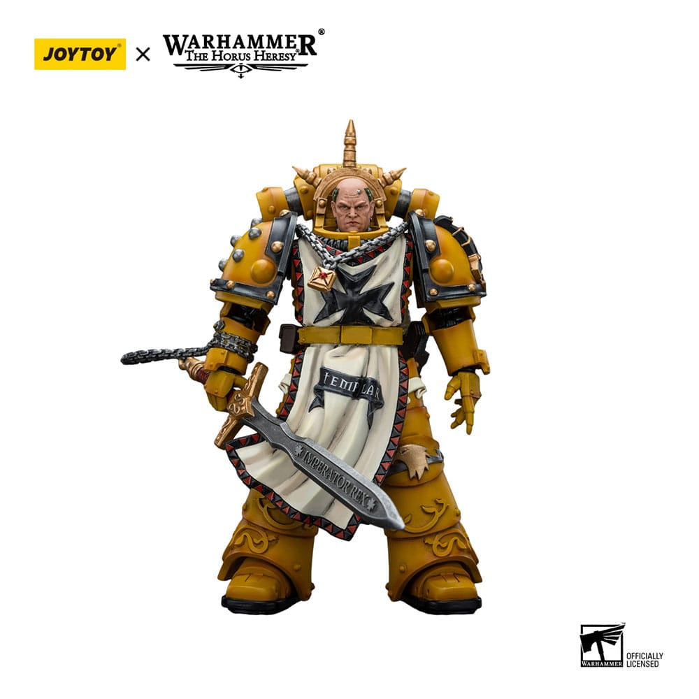 Warhammer The Horus Heresy Imperial Fists Sigismund, First Captain of the Imperial Fists 12cm 1/18 Scale Action Figure